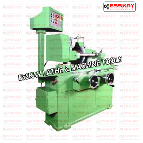 Cylindrical Grinding Machine - Cast Iron, Green Color | Semi-automated, Plc Control, High Efficiency, High Performance, 1-year Warranty