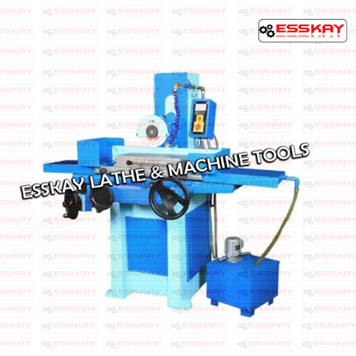 Blue Industrial Microfeed Surface Grinder Machine