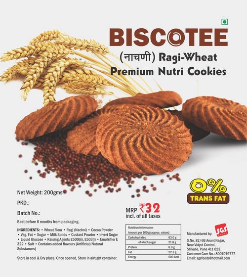 बिस्कोटी रागीVita कुकीज़