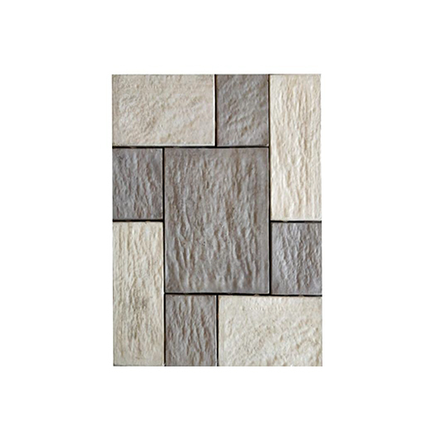 100 x 100 x 60 mm Dark Grey And Grey Combi Cobbles Stone Finish Block - Multicolor, Nil Moisture Content , Slip-Resistant & Water-Resistant Design