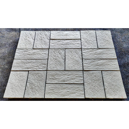 200 x 100 x 60 mm Grey Cobbles Stone Finish Block - High-Quality Cobble Stone, Dimensions 200x200x60 mm, Moisture Content: Nil, Perfect for Patios and Walkways
