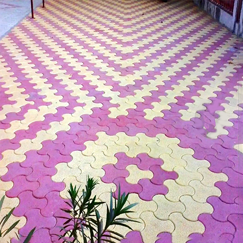 Multicolor Cemented Paver Block