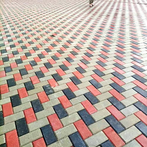 Multicolor Cemented Paver Block