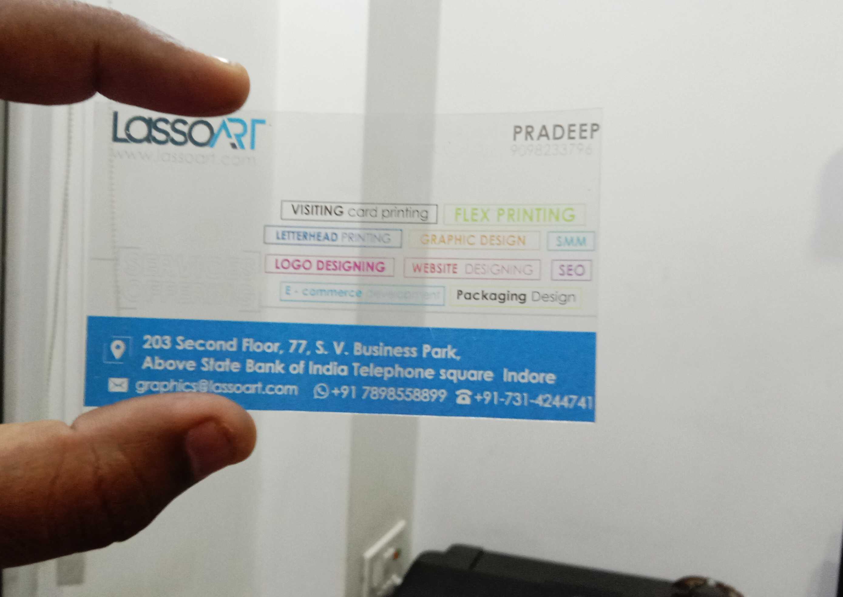 Round Cut Visiting Card Design Service