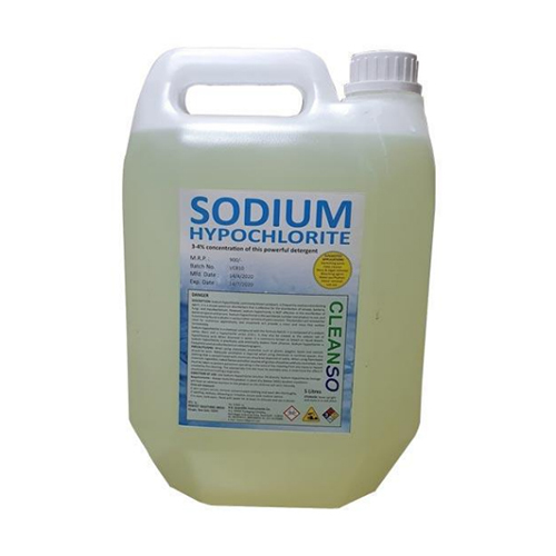 सोडियम हाइपोक्लोराइट अनुप्रयोग: औद्योगिक