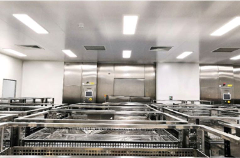 Clean Room Structure Application: Industrial