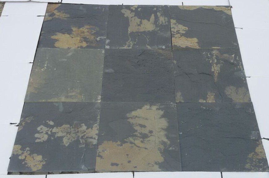 Indian Autumn Rustic Slate Stone - 30x30cm To 60x60cm Sizes | Durable, Natural Split Finish, Rusty Color