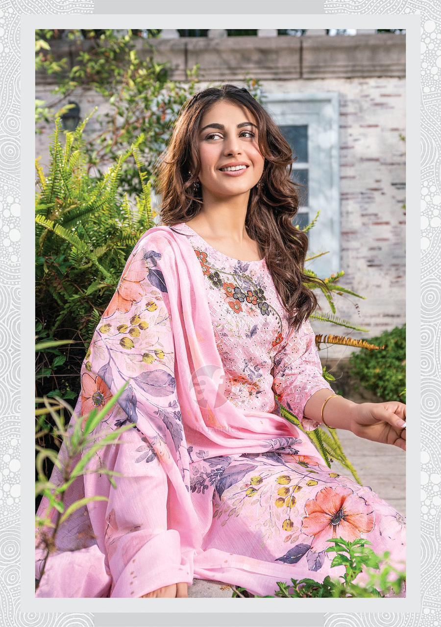 Pure Cotton Kurti With Handwork And Chikan Work