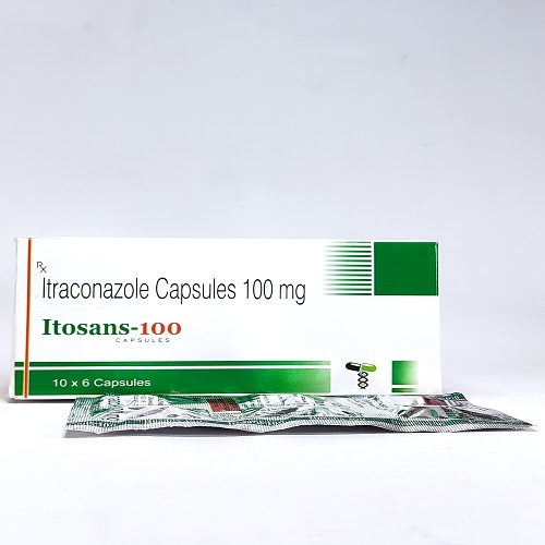 Itraconazole Capsules - 100mg | Antifungal Treatment For Systemic Mycoses And Dermatophyte Infections