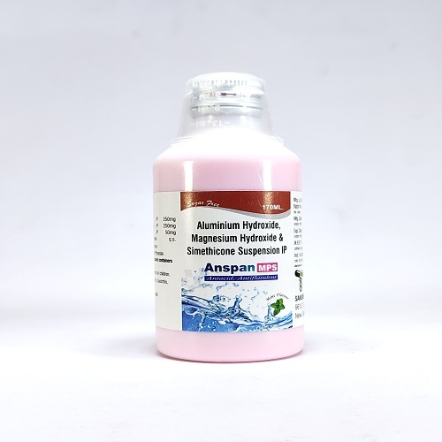 Anspan Mps - Aluminium Hydroxide 250mg, Magnesium Hydroxide 250mg, Simethicone 50mg | Relieves Indigestion, Sour Stomach, Gas Discomfort