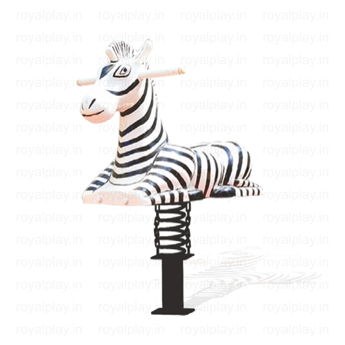Cute Spring Rider - Frp, H-3.4ft X L-2.4ft X W-1.6ft | Age: Upto 6 Years, User Area: L-4ft X W-4ft, Capacity: 1 Kid