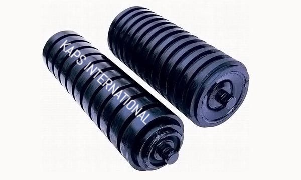 Impact Rollers - 76x950x20 Mm Roller Rubber, Black Color | Ideal For Batching Plants, Coal Crushers, Stone Crushers, And Thermal Power Plants