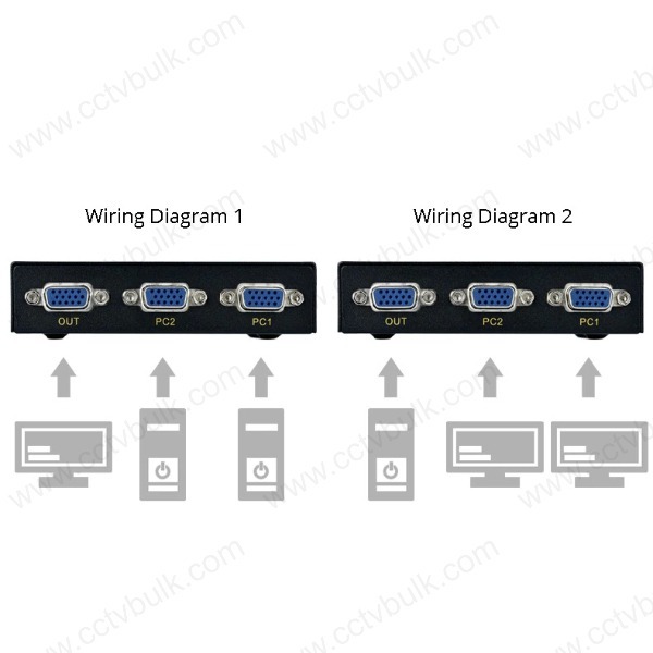 Vga Switch 2 Port With Remote