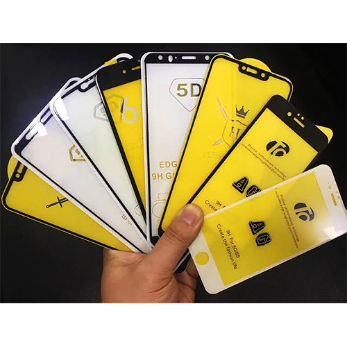Mobile Tempered Glass - Glass Material, Various Sizes Available , Transparent Design For Amoled Displays