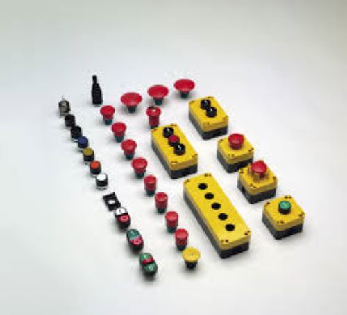 Yellow Crane Push Button
