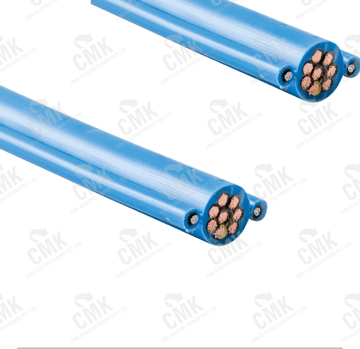 Round Cable With Dual Strain Relief Cords - Application: Eot Crane
