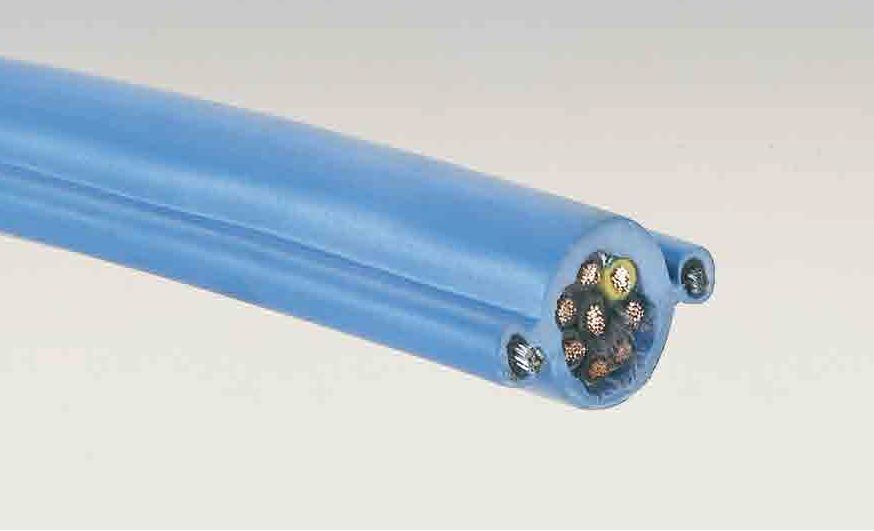 Round Cable With Dual Strain Relief Cords - Application: Eot Crane