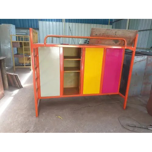 रैक कारपेंटर असेंबली के साथ हॉस्टल बंकर कॉट