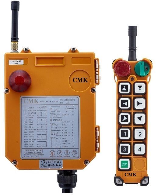 Radio Remote Control For Cranes - Color: Red