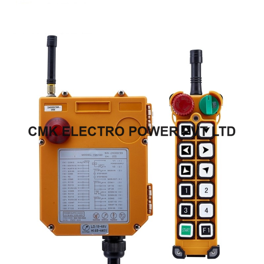 Radio Remote Control For Cranes - Color: Red