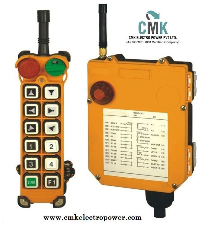 Radio Remote Control For Cranes - Color: Red