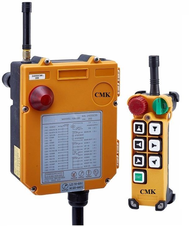 Radio Remote Control For Cranes - Color: Red