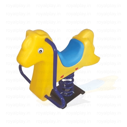 Fire Engine Spring Rider - Frp Material, 5ft Height X 6.5ft Length X 5ft Width | Accommodates Up To 6 Children, Designed For Kids Under 6 Years