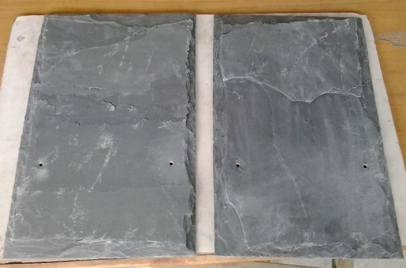 Indian Black Slate Roofing Stone - Size: 15x30