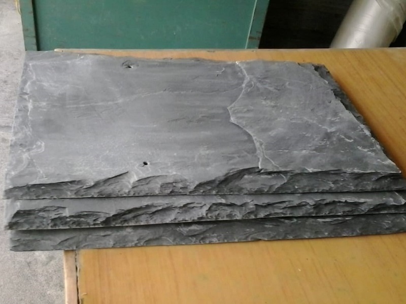 Indian Black Slate Roofing Stone - Size: 15x30