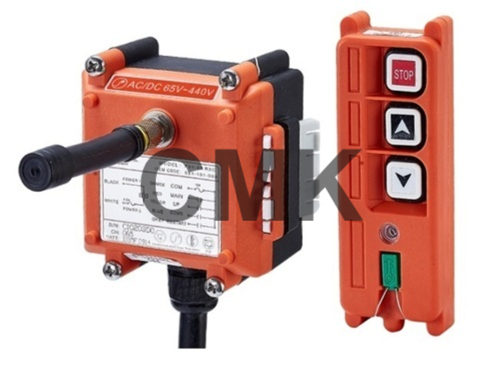 Crane Double Speed Radio Remote - Color: Red