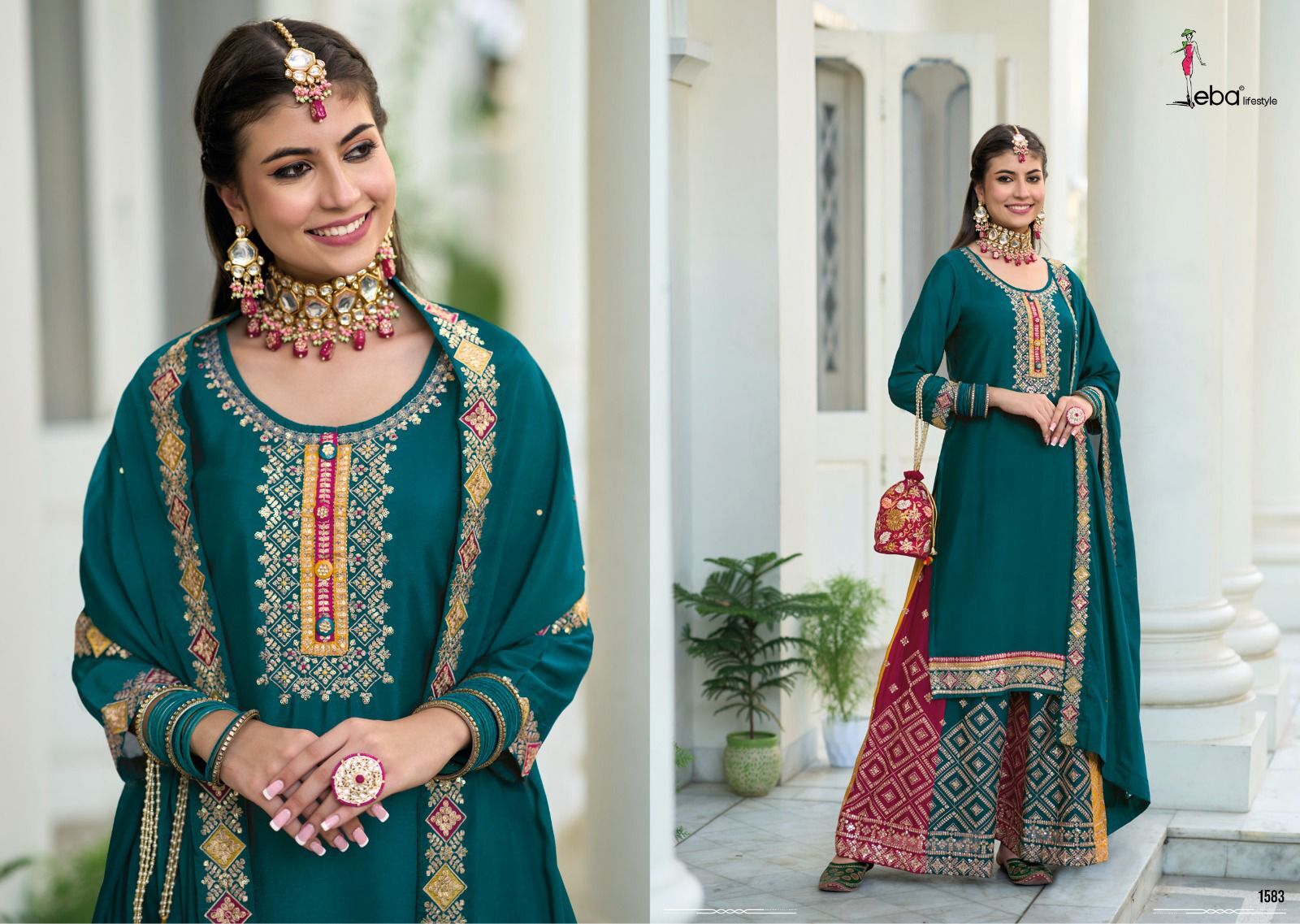 Indian Ladies Designer Plazzo Suits