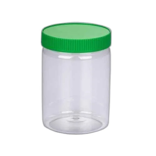 500ml Plastic Storage Jar - High-Quality Plastic, 500ml Capacity, Transparent Color, Rigid Design for Dry Goods and Household Items
