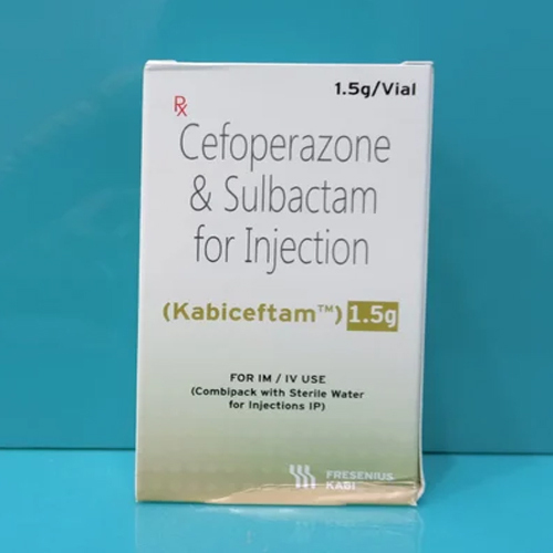 इंजेक्शन के लिए लिक्विड 1.5 ग्राम सेफोराज़ोन और सुल्बैक्टम