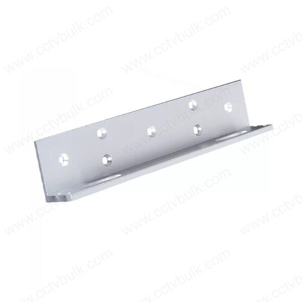 L Bracket - High Strength Aluminum, 90 Degree Opening For Wooden And Metal Doors | Includes 1 L Bracket And 5 Screws, Easy To Install, Compatible With Electromagnetic Lock