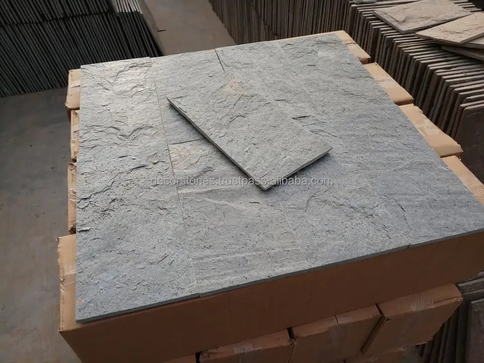 Ocean Green Slate Stone Tiles - 30x30, 30x60, 40x40 Cm | Natural Split Surface, Durable & Weather Resistant