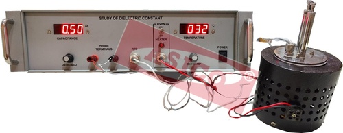 फेरोइलेक्ट्रिक सिरेमिक्स के डायलेक्ट्रिक स्थिरांक और क्यूरी तापमान का अध्ययन