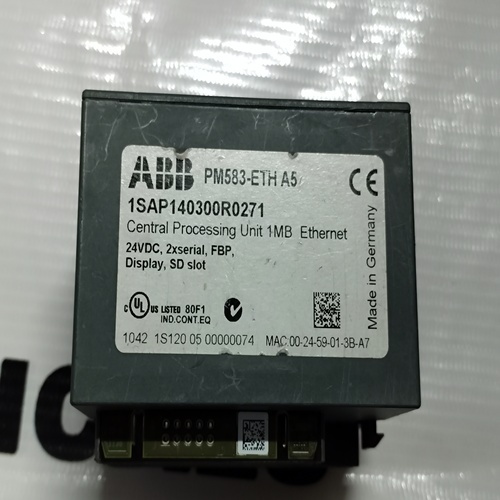 Abb Pm583-eth A5 1sap140300r0271 Plc Module