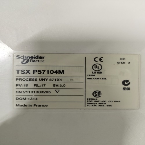 Schneider Electric Tsxp57104m Cpu Module Processor