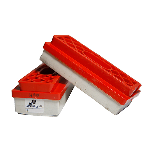 Pasting Type Resin Bond Abrasive Brush - Plastic, 135x60x24 Mm | Manual Use, Available In Different Sizes, Efficient Surface Cleaning Tool