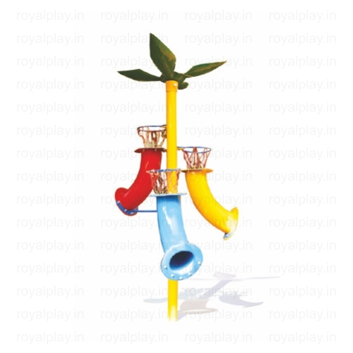 Outdoor Tri Basket - Color: Multicolor