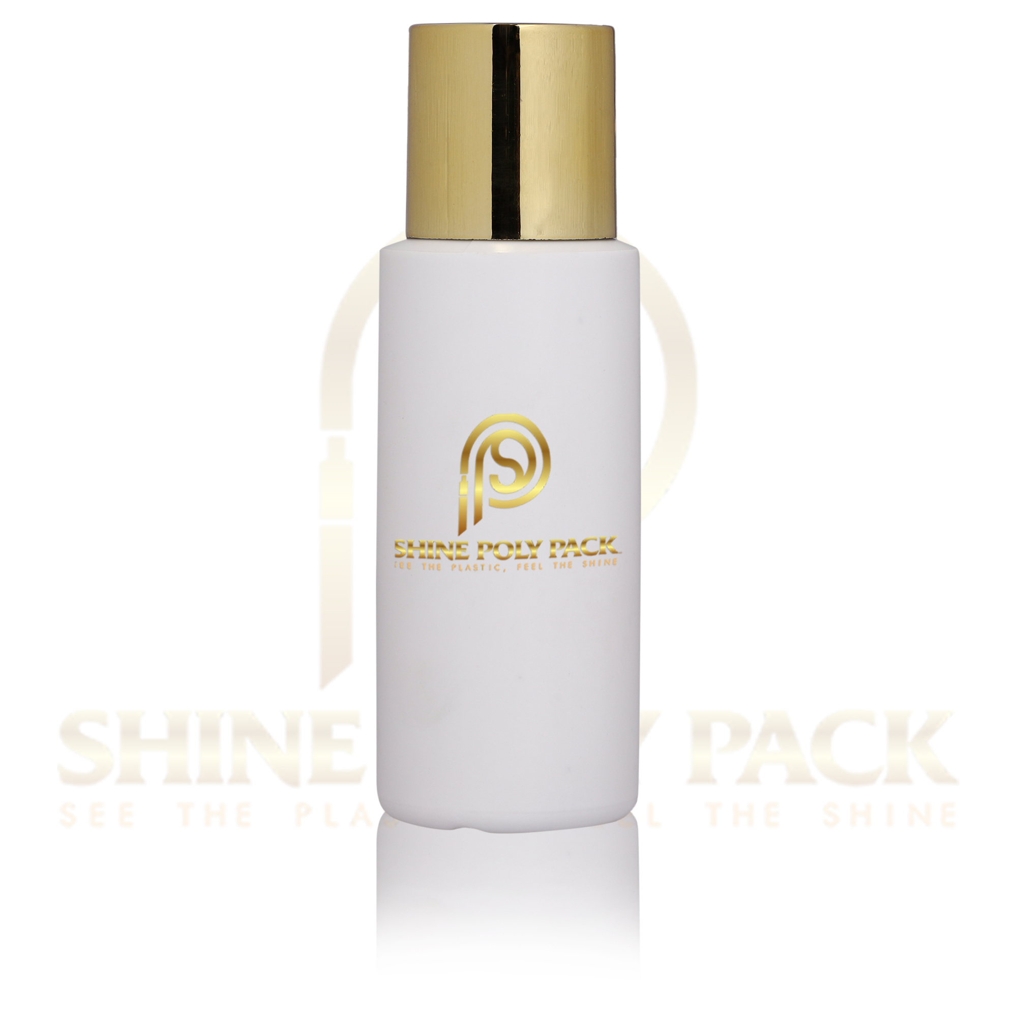 50ml Hdpe Flat Shoulder Bottle - High-quality Plastic, Round Shape, Versatile For Chemical, Oil, And Pharmaceutical Use, Screw Cap Closure