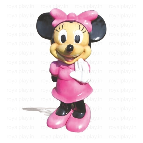 Minnie Mouse Garden Sculpture - Color: Pink