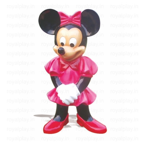 Minnie Mouse Garden Sculpture - Color: Pink