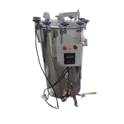 Vertical Autoclave - Stainless Steel 304, 450 Mm X 750 Mm, Double Door | Fully Automatic Operation, 121â°c Sterilizing Temperature, Pressure Steam Sterilization