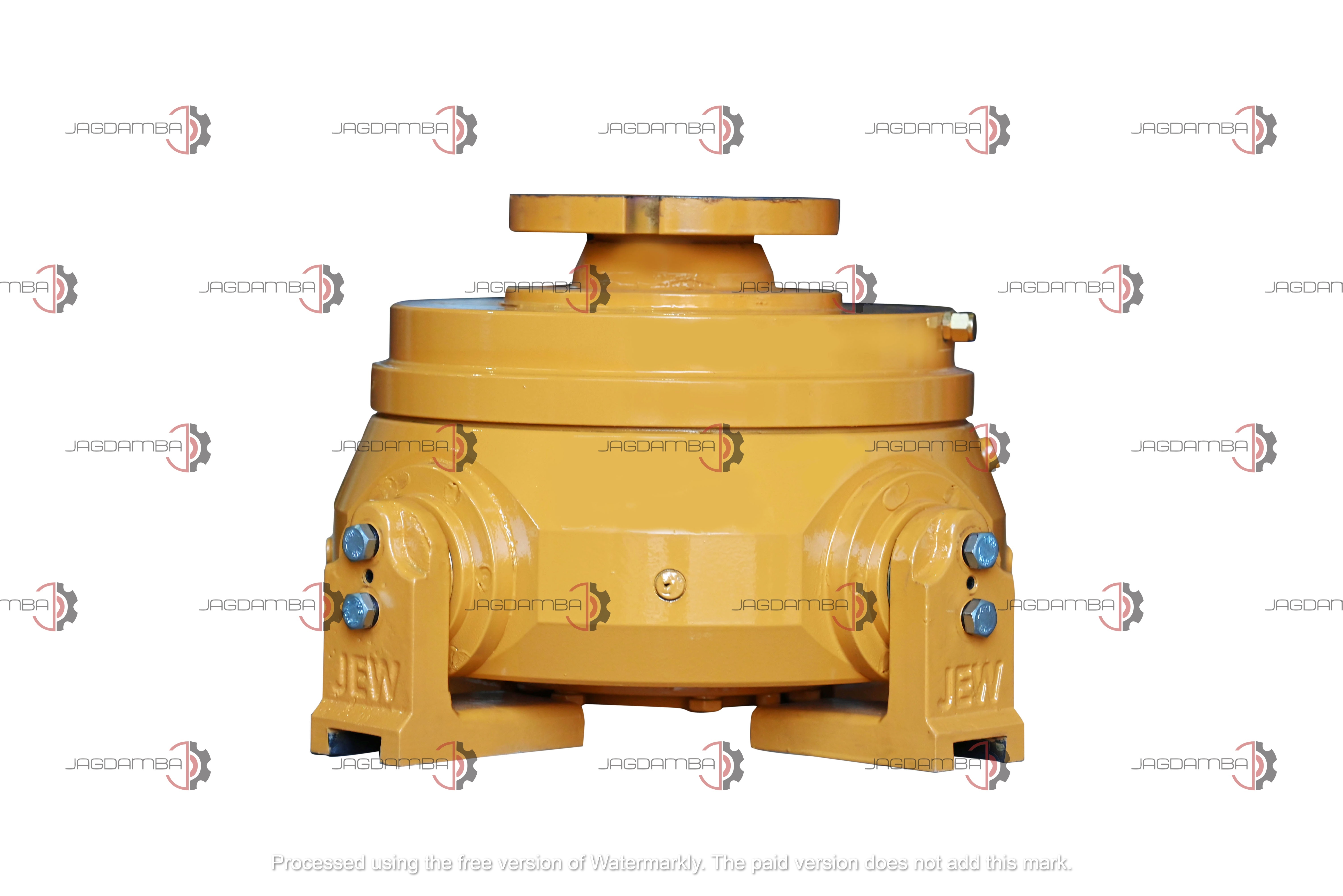 Four Bricks Cam Type Polishing Head - Stainless Steel, Customized Size, Yellow Color | Premium Quality, Semi-automatic Design, Warranty Included