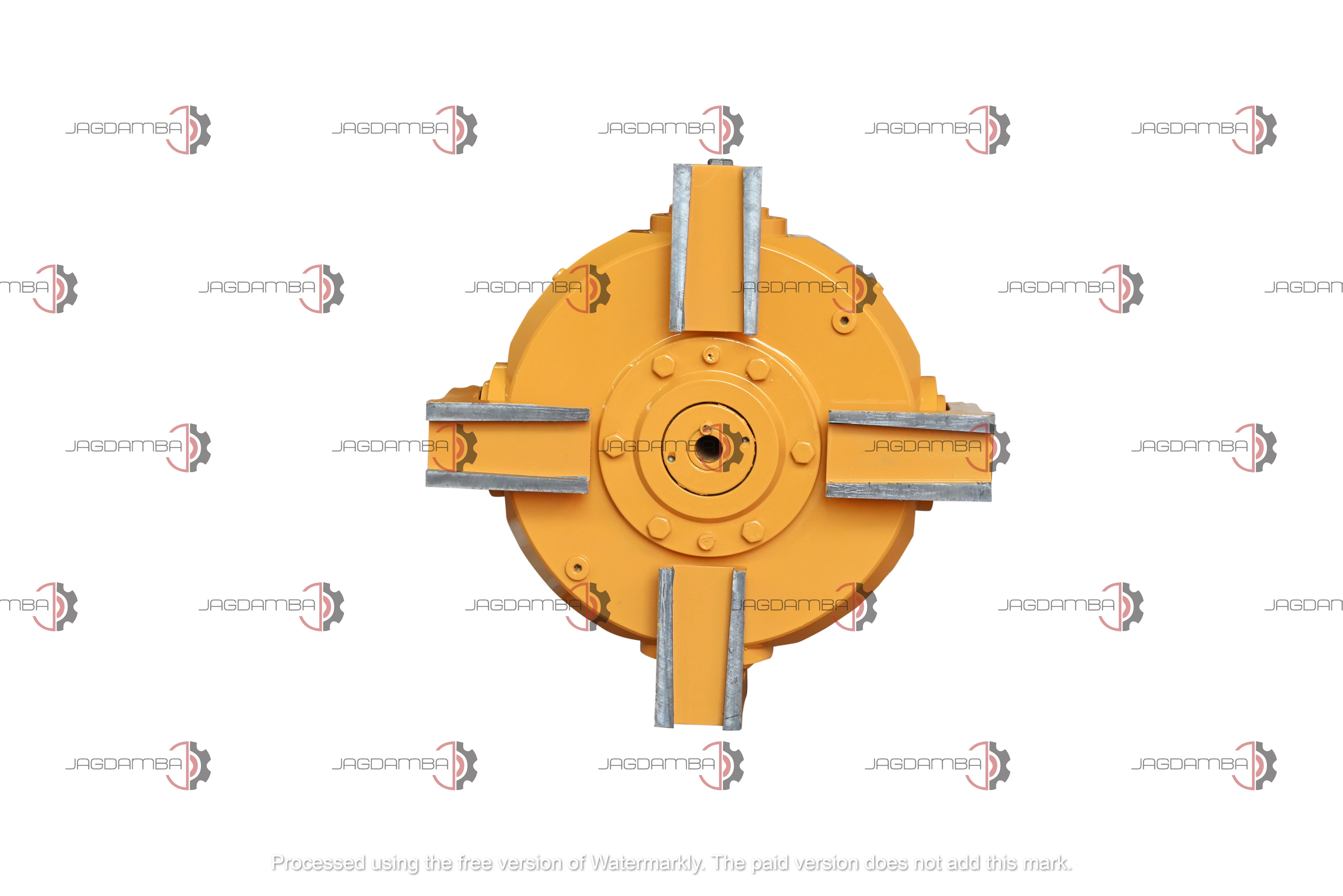 Four Bricks Cam Type Polishing Head - Stainless Steel, Customized Size, Yellow Color | Premium Quality, Semi-automatic Design, Warranty Included