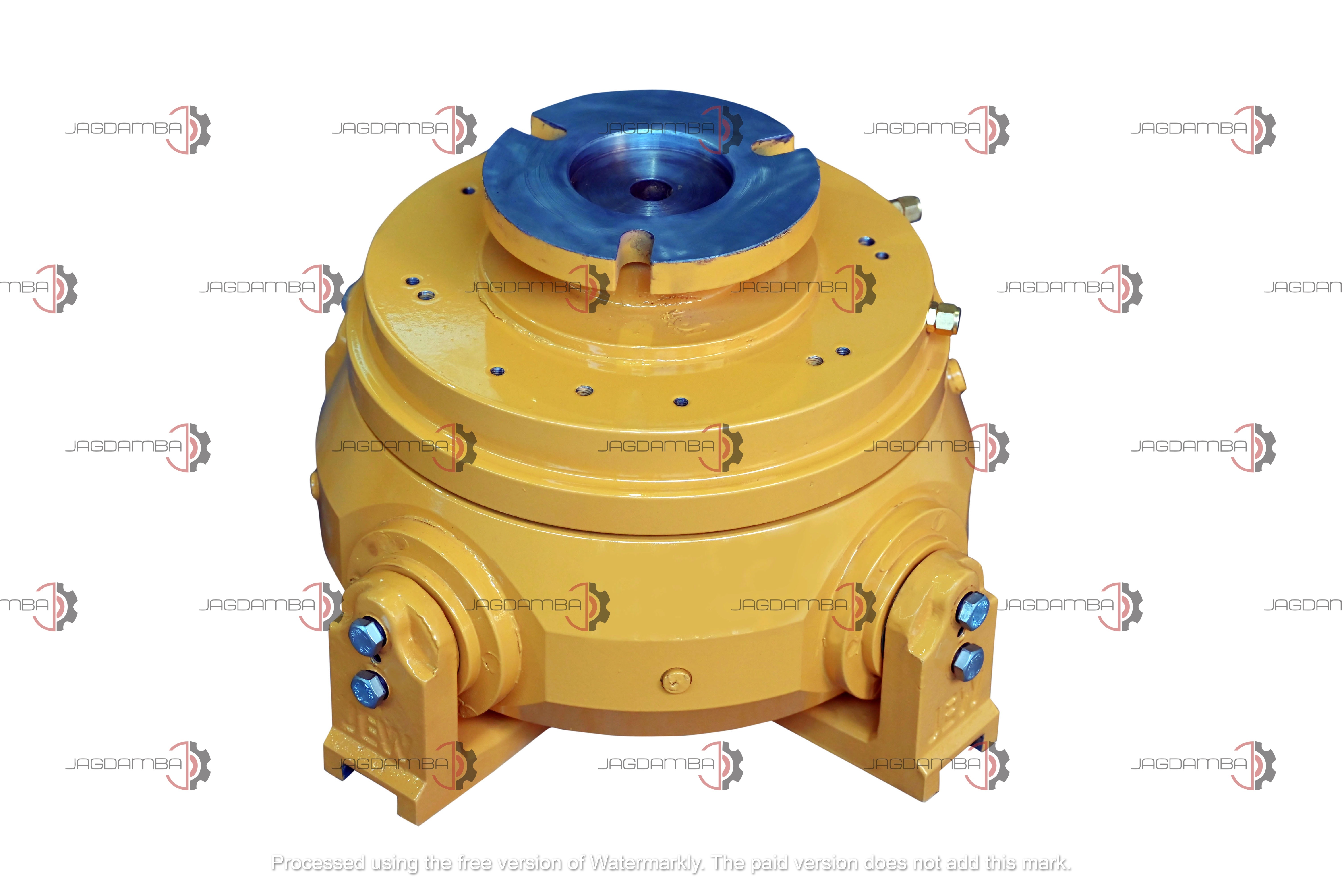 Four Bricks Cam Type Polishing Head - Stainless Steel, Customized Size, Yellow Color | Premium Quality, Semi-automatic Design, Warranty Included