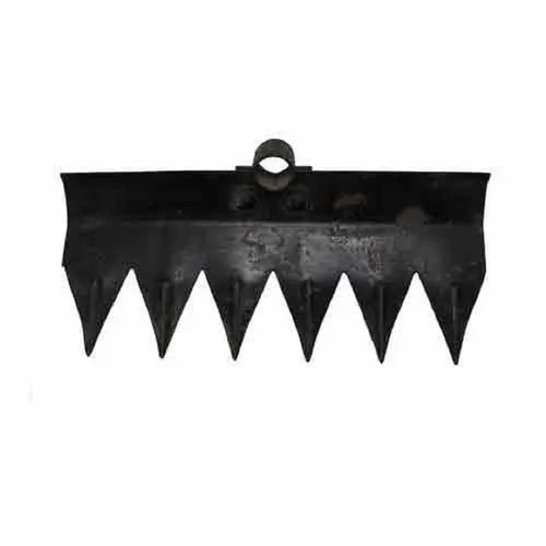 6 Prong Garden Digging Fork - Mild Steel, 4.5 Inch Size, Black Colour Coated | Ideal Digging Tool with 6 Teeth for Efficient Gardening