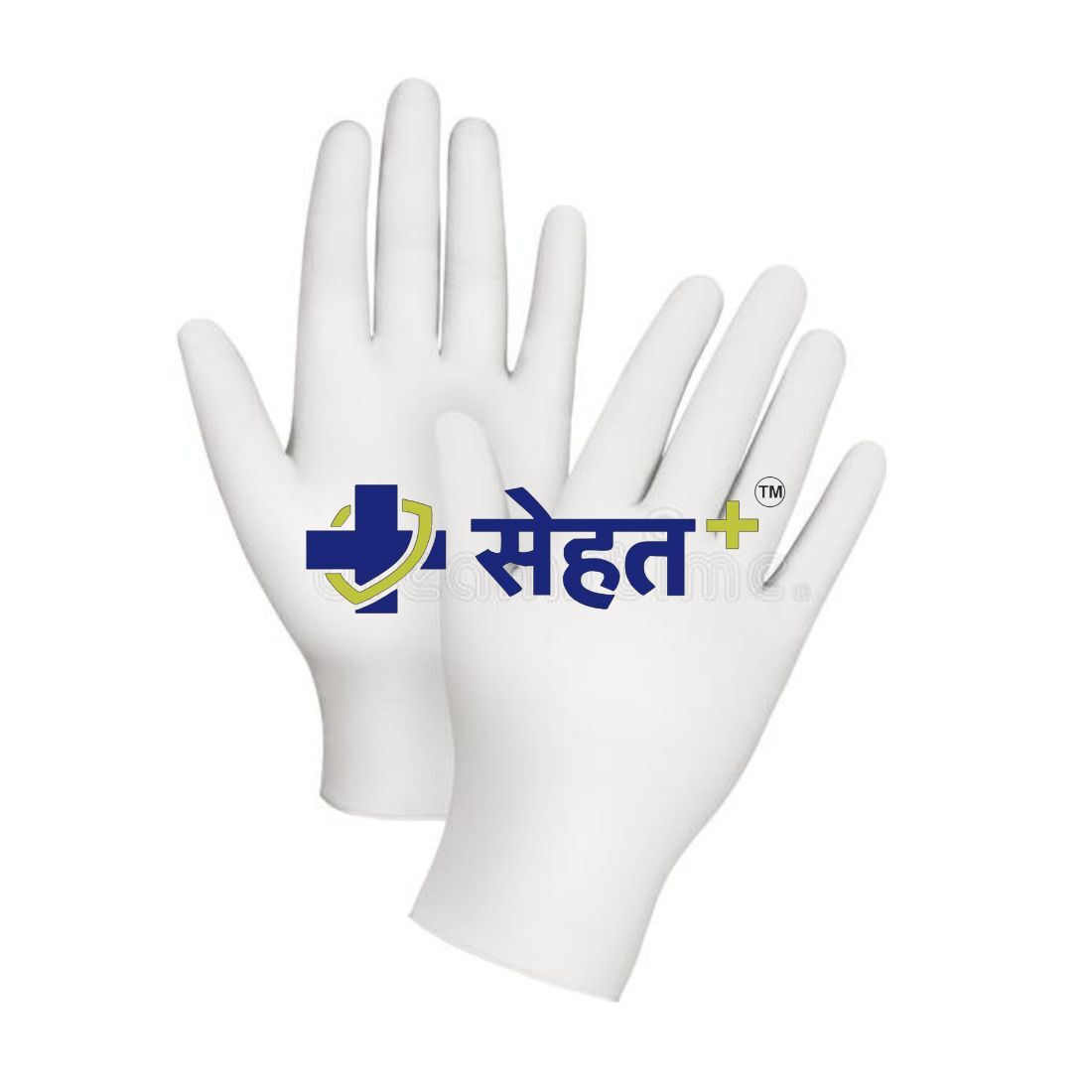Latex Examination Gloves Powdered - Color: White