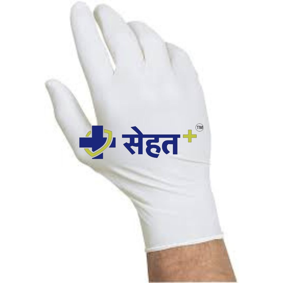 Latex Examination Gloves Powdered - Color: White